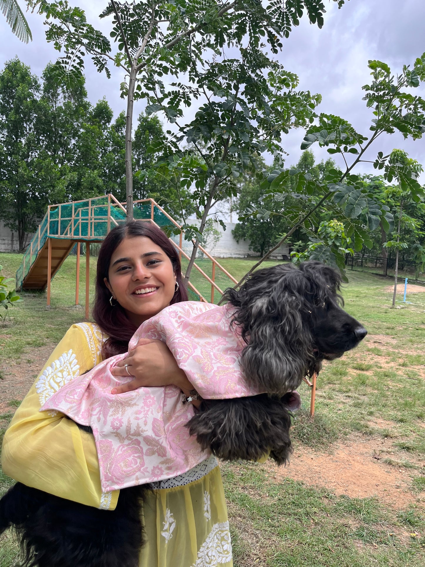 🐾 Kutta Kurta – Blush Royale (Pookie Collection) 🌸
