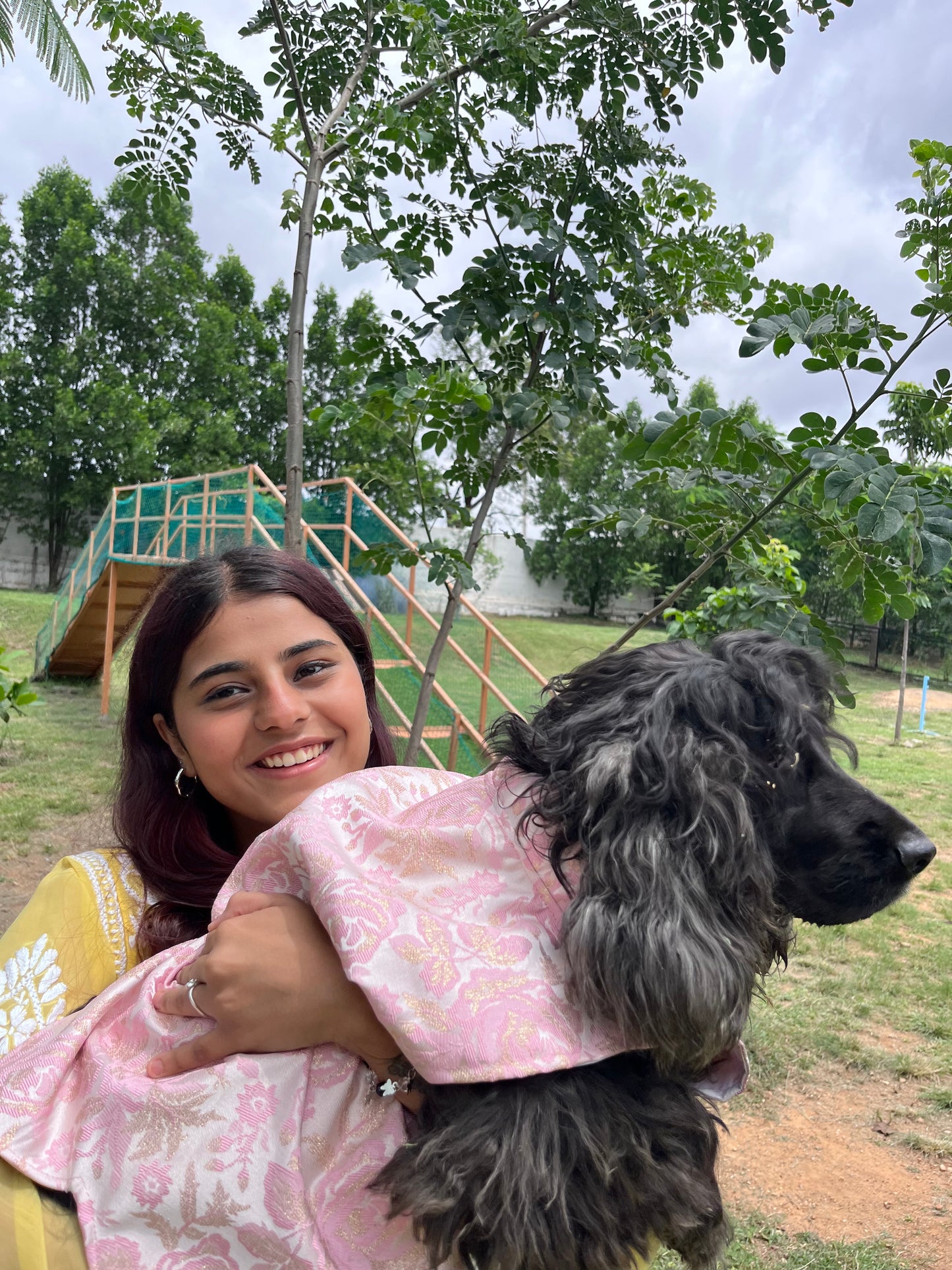 🐾 Kutta Kurta – Blush Royale (Pookie Collection) 🌸